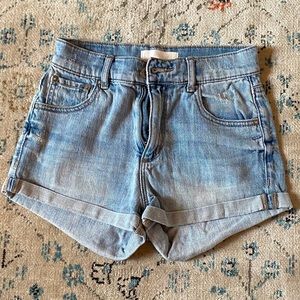 Garage retro high waist shorts